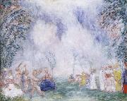James Ensor The Garden of love Germany oil painting artist